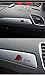 AUTO-P 6 PCS Car Styling S Line Logo rearview mirror Windows Sticker For Audi Sline A4 B8 A3 A6 C5 C6 A3 A5 Q5 Q7 Q3 TT A1 Armrest