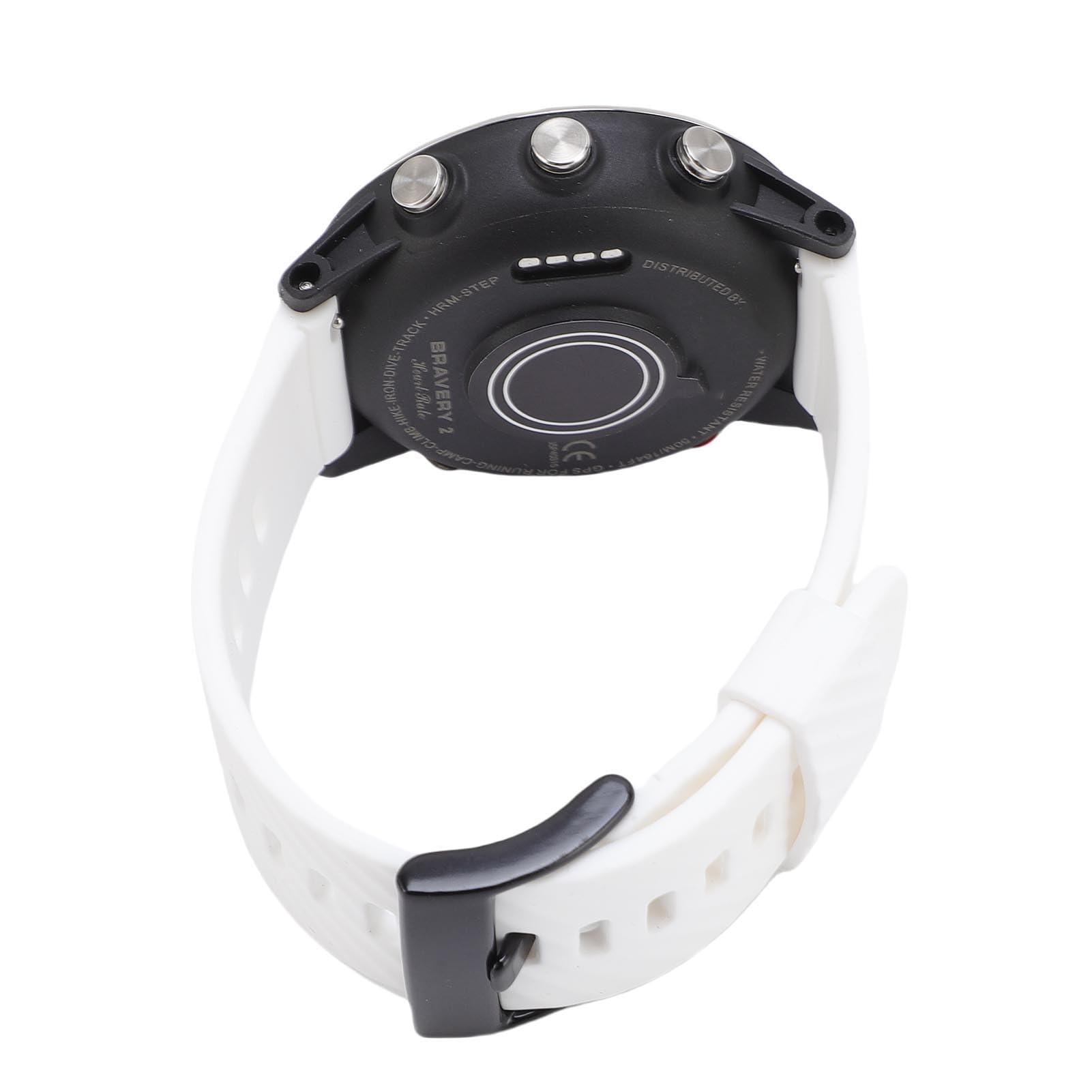 RiToEasysports Orologio Smart per Immersioni Subacquee, Sensore di Profondità Barometro Impermeabile 50m, Batteria 320mAh per Nuoto Snorkeling (WHITE)