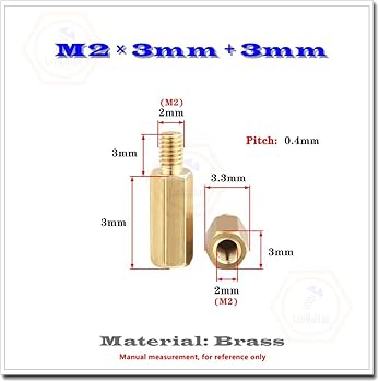 Esagonale Ottone Maschio Femmina Distanziatore Della Scheda Madre Montaggio In Rame M2 M2.5 M3 M4 Scheda Rack Perno Filettato Pilastro PCB Colonna - Foto 6