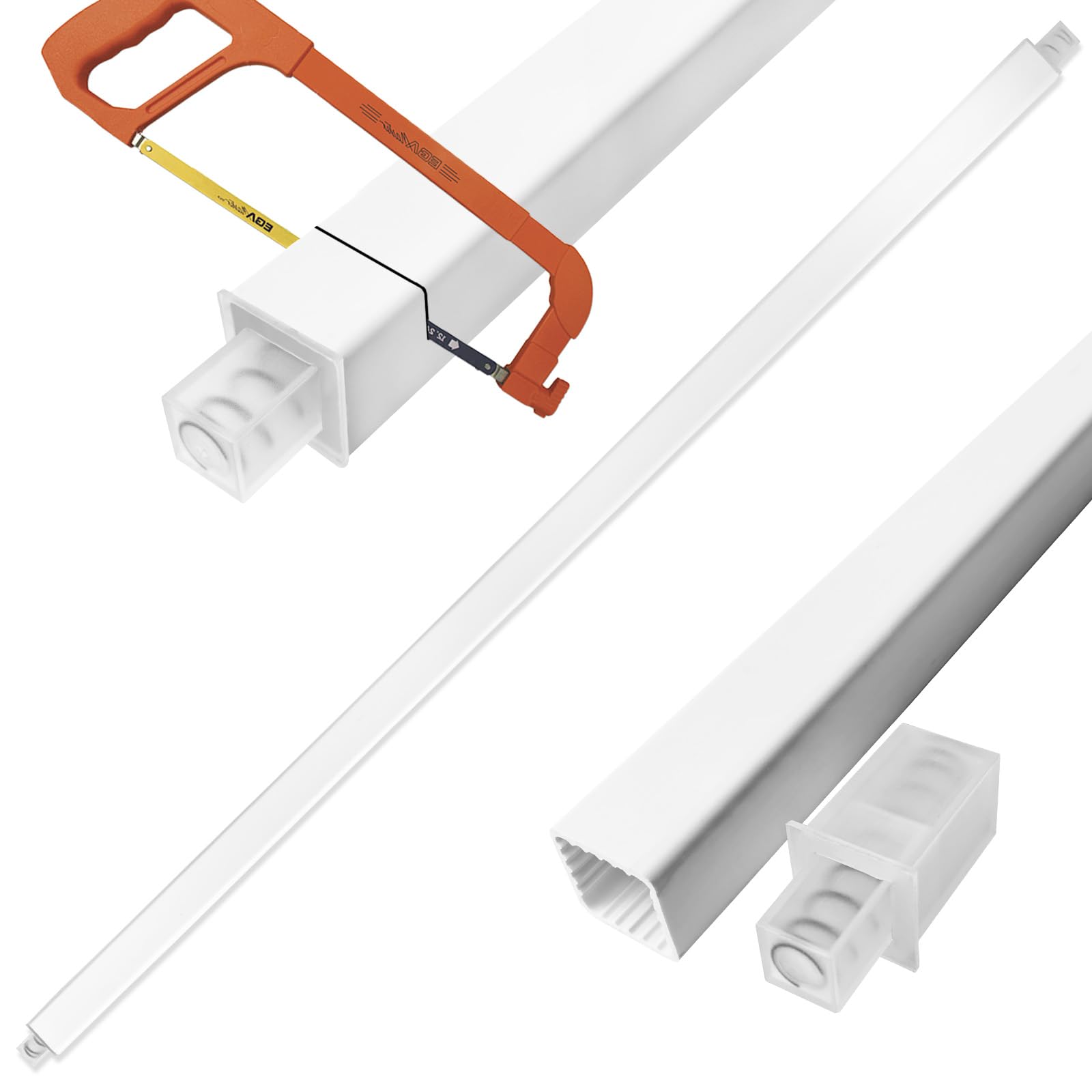 Photo 1 of 24 Inch Adjustable Towel Bar Replacement Rod with Spring End for Bathroom
