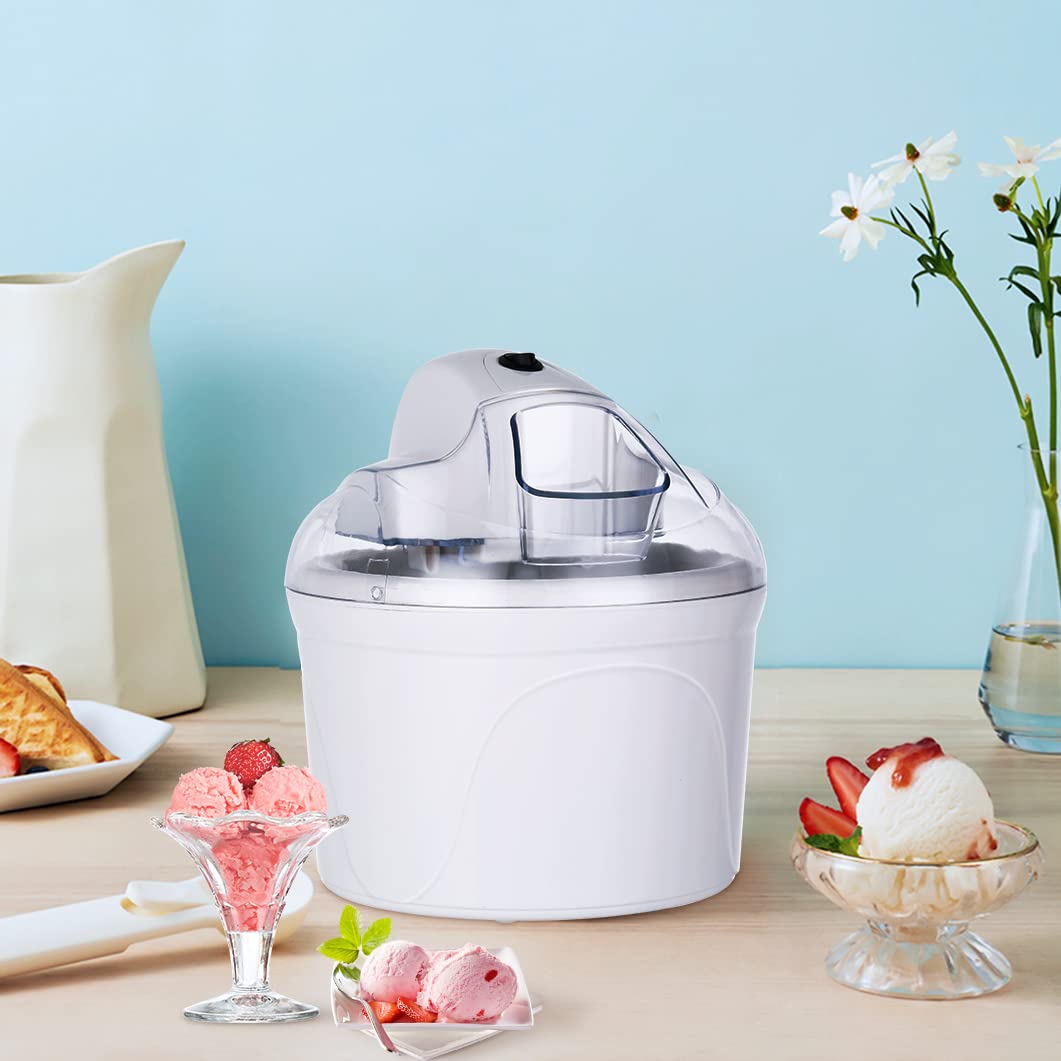 Vpcok Direct - Macchina per fare il gelato 1,5L Sorbetto e Yogurt Congela in 30 minuti