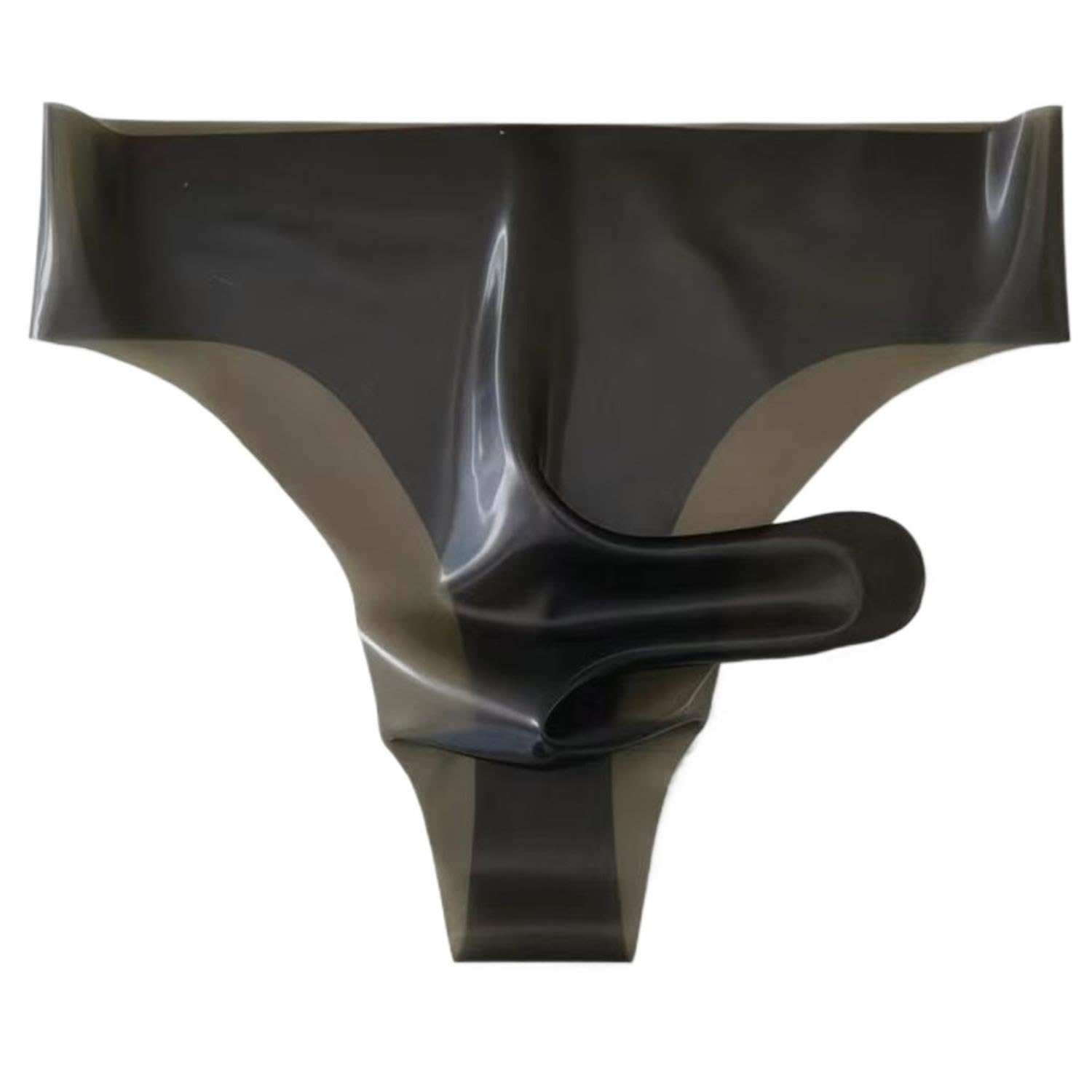 Boxer in Latex da Uomo,Slip Pantaloncini in Lattice Gomma Naturale Pantaloni Corti Boxer Shorts Cosplay Costume