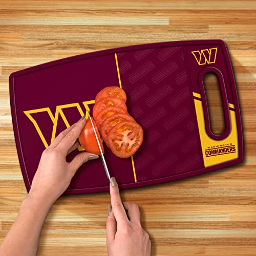 Image of YouTheFan NFL Washington Commanders Logo Series Cutting Board