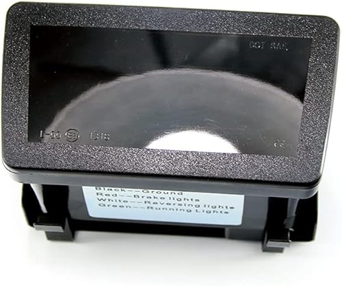 Miniatura 3 de Jinfili 3 en 1 lente ahumada LED parachoques trasero luz antiniebla trasera tercera lámpara de freno de marcha atrás kit de luz de marcha atrás