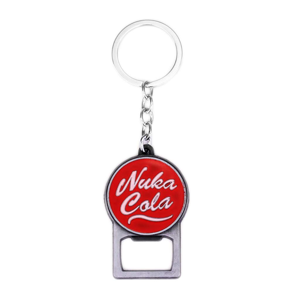 Porte-clés décapsuleur Nuka Cola Fallout accessoire geek capsule rouge