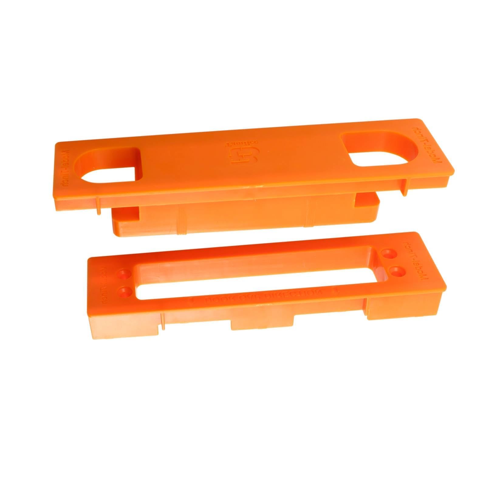 TamBee Hidden Hinge Template Invisible Hinge Router Guide Template for TamBee Hidden Door Hinges Installation Kit, Lightweight &amp; Reusable Design（7 Inch）