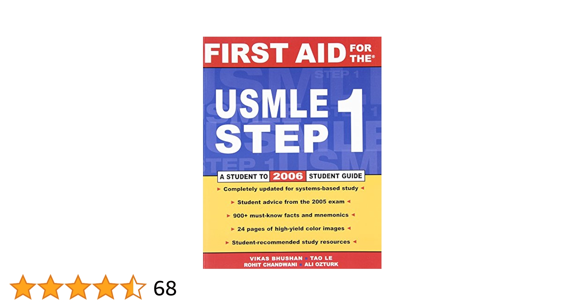 First Aid for the USMLE Step 1: 2006: 9780071461153
