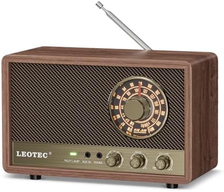 Amazon.com: Crosley CR31D-WA Companion Retro AM/FM Tabletop Radio with ...