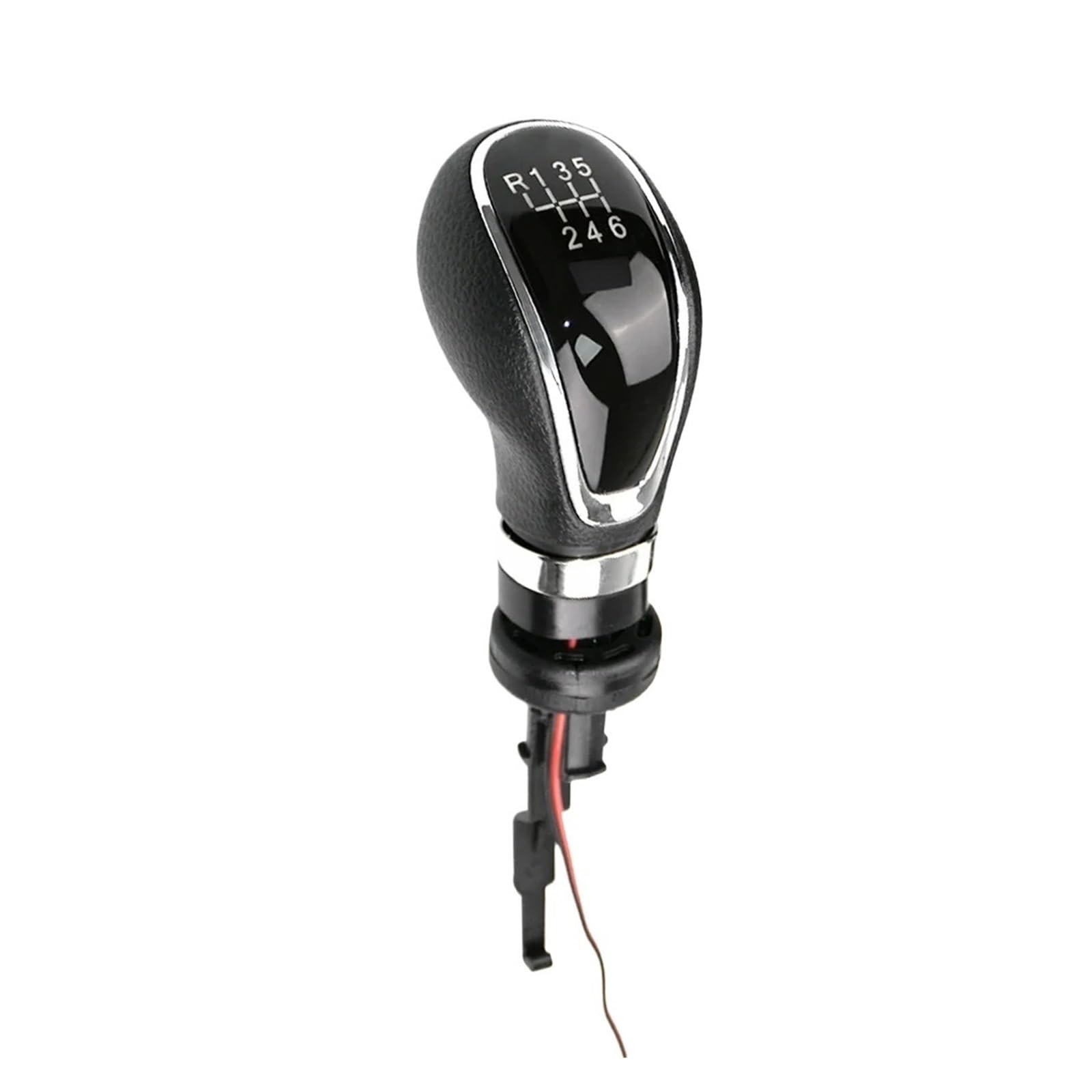Grozzy Universal Shifter Handle Car Gear Shift Knob Manual 5/6-Speed Head Handle Lever Replacement for Vauxhall for Opel for Buick for Excelle GT/XT(6Speed)