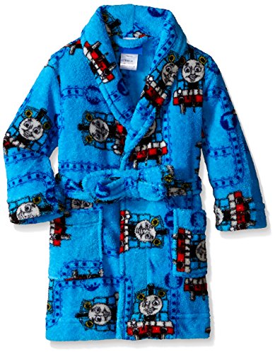 Thomas the Train Little Boys' Railway Fun Plush Character Robe, Blue, 2T