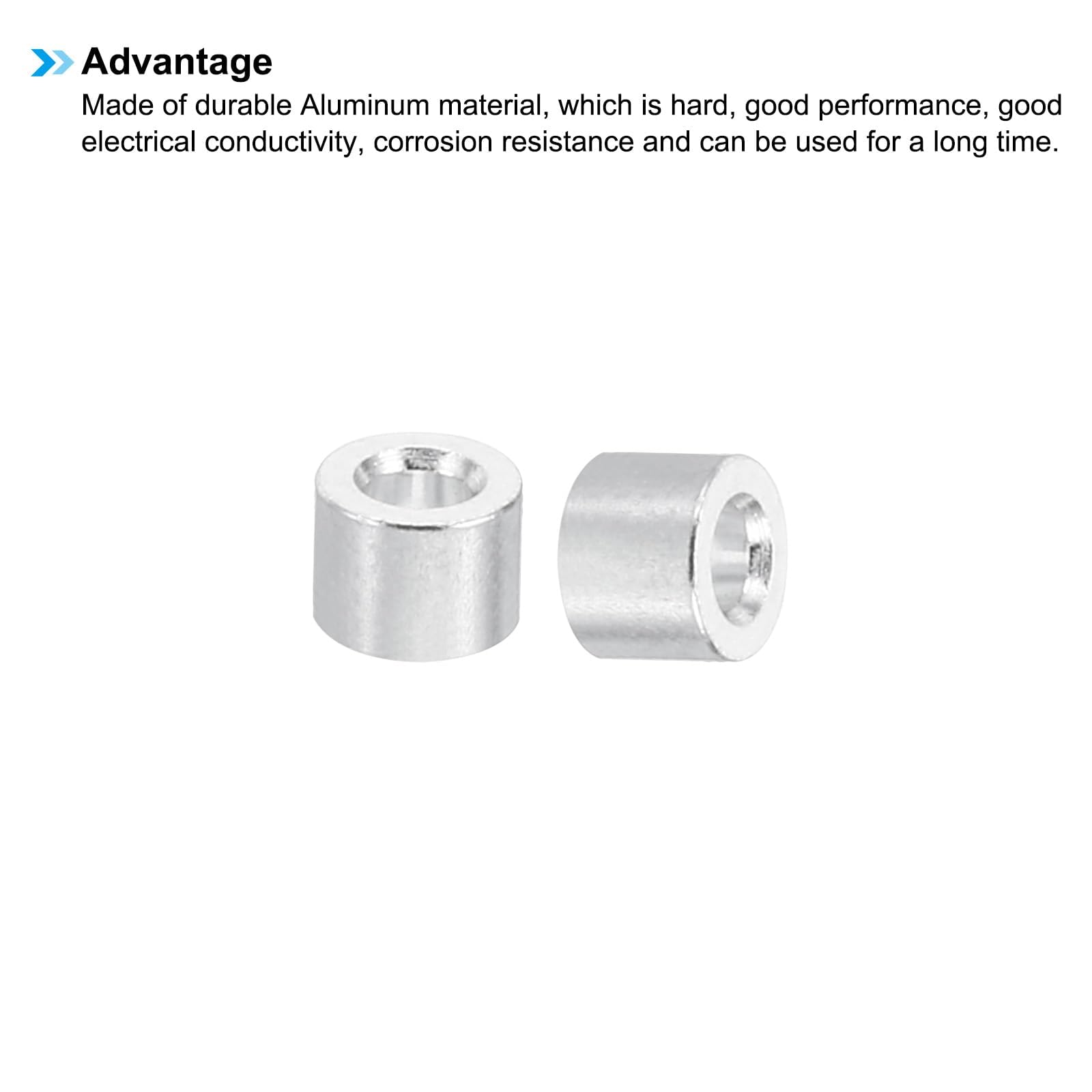 TA-VIGOR 10Pcs M2 Aluminum Spacer - Image 4