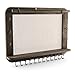 JackCubeDesign Wall Mounted Rustic Jewelry Organizer, Jewelry Wall Hanger with 29 Hooks & Rod for Necklace Earring Bracelet Bangle Watch - MK399A
