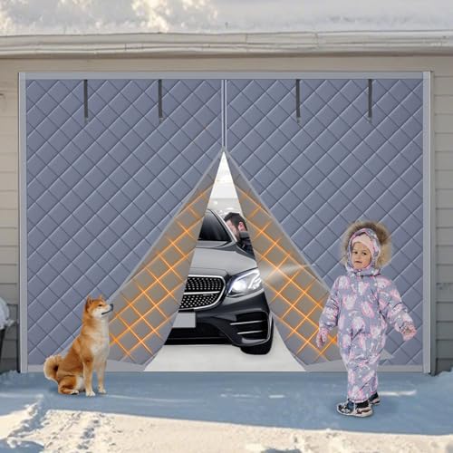 ABVRUN Garage Door Insulation Kit 1 Car Garage Door Cover
