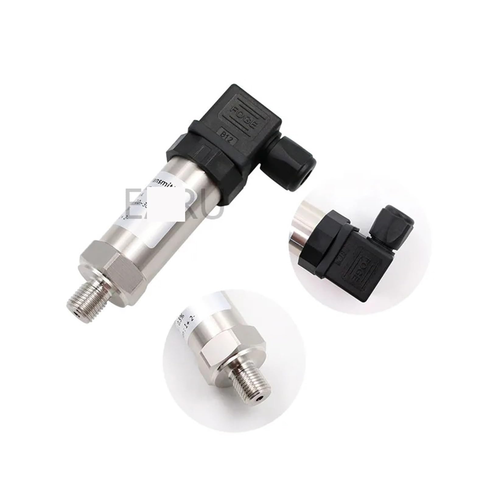 Sensor de presión de agua Transmisor de presión de 4-20 mA, 0-5 V, 0-10 V, salida de -1 a 0 a 25 bar, 10 a 30 V CC, rosca G1/4, 0,5%, sensor transductor de presión de alta precisión(0 to 1 bar,0-5V O