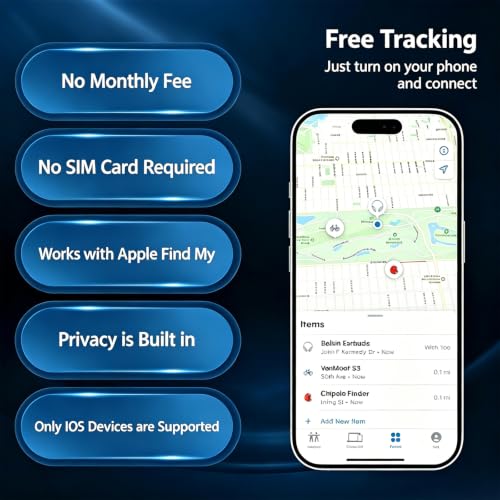 2 Pack No-Fee GPS Trackers