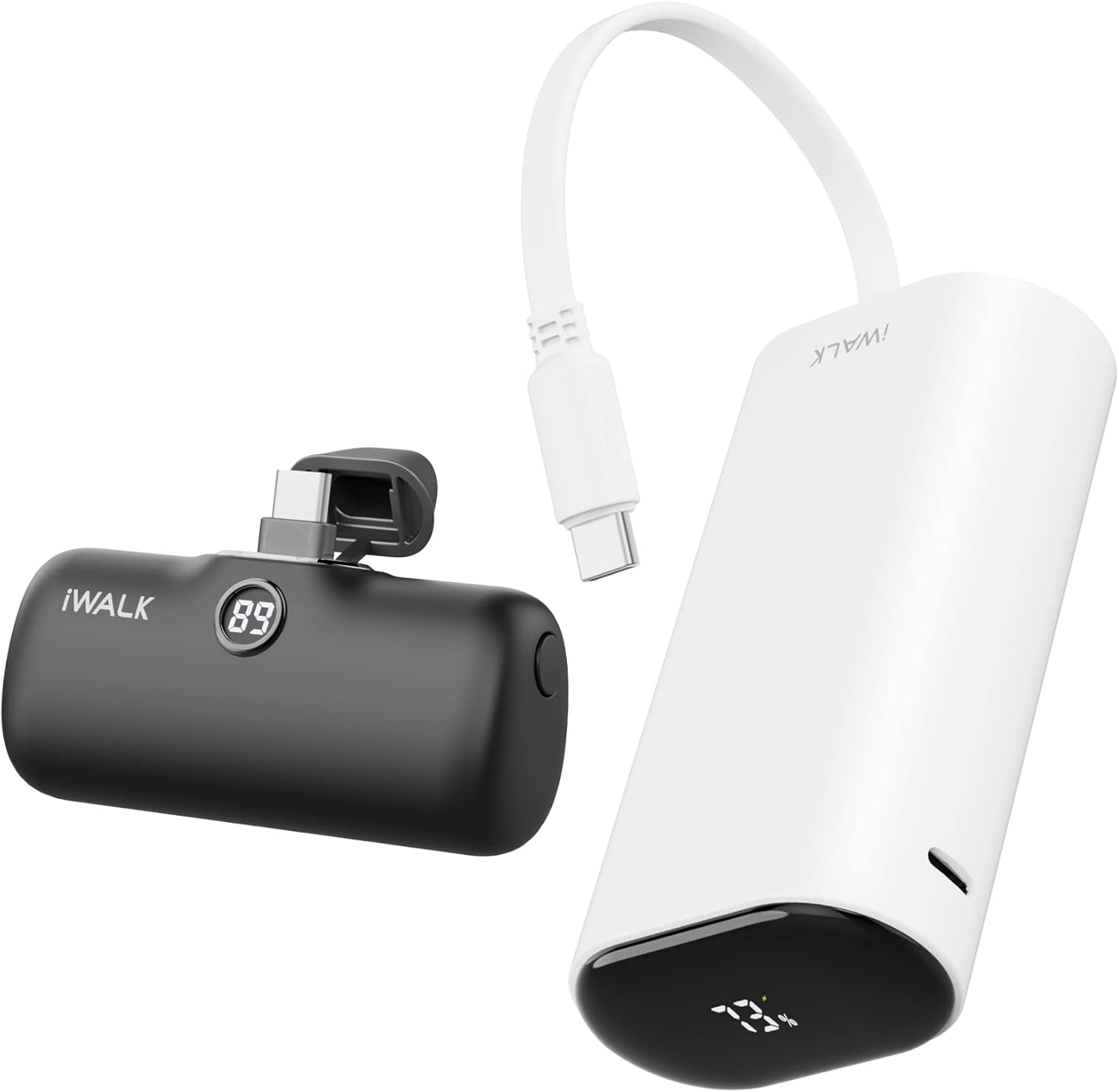 iWALK 4800mAh Portable Charger USB C Battery Pack & 9600mAh