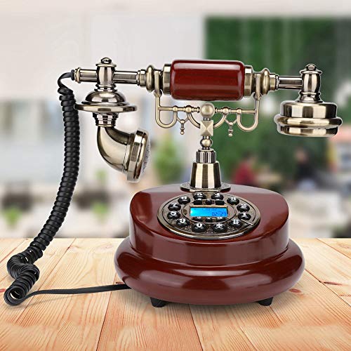 Vintage telefoon, antieke roterende telefoon, retro telefoon, MS-6100B Europese retro stijl drukknop telefoon… - Image 7