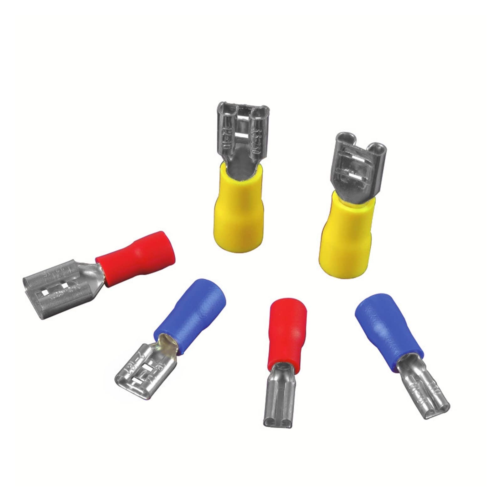 TERMINALI ELETTRICI VANGA ISOLATI PARTE ROSSO BLU GIALLO - Foto 7