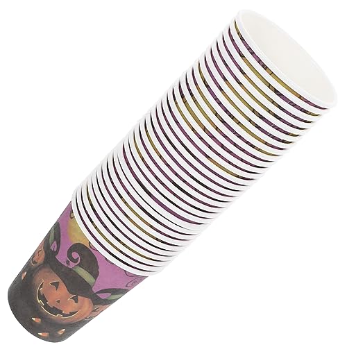 KOMBIUDA 30 Peças De Copos Descartáveis ​​Utensílios Para Servir Festa De Halloween Suprimentos De M