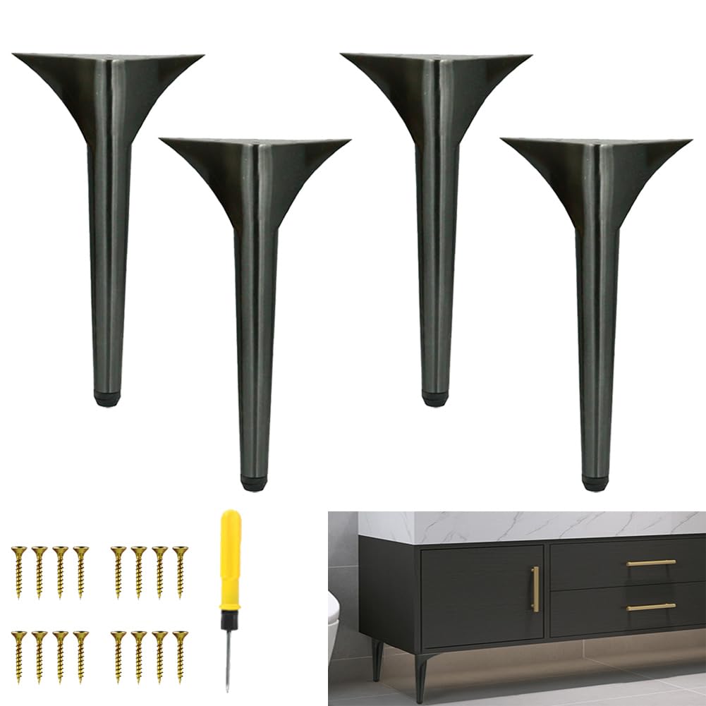 Pieds de support en métal réglables pour corriger une table bancale ou un canapé bas
