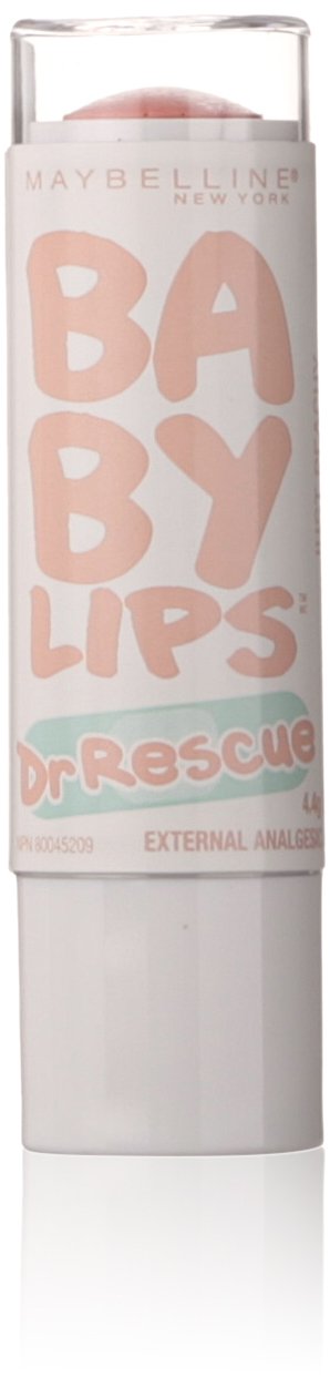 MAYBELLINE Baby Lips Dr Rescue Medicated Balm - Just Peachy, Light Brown, 1 unité (Lot de 1)