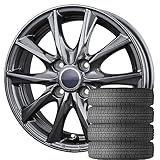 【軽自動車用】 GOODYEAR アイスナビ7 165/65R15 + GAVIALⅢ (15×4.5J 4-100 +45) ディープメタル スタッドレスタイヤ･ホイール4本set