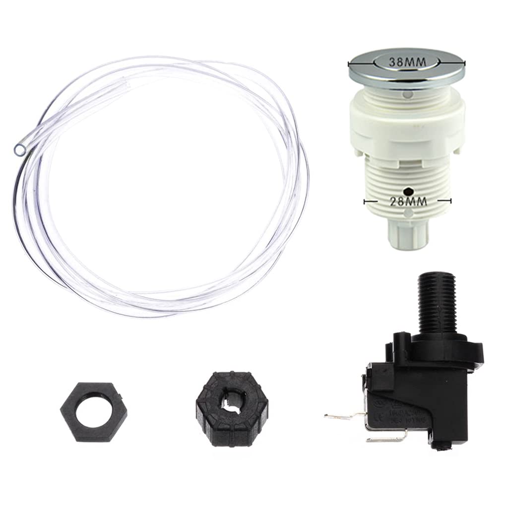 Pneumatischer Druckluftschalter 16A, 200–250 V, Mit Selbstverriegelung – Für Müllentsorgung, Bad & Spa