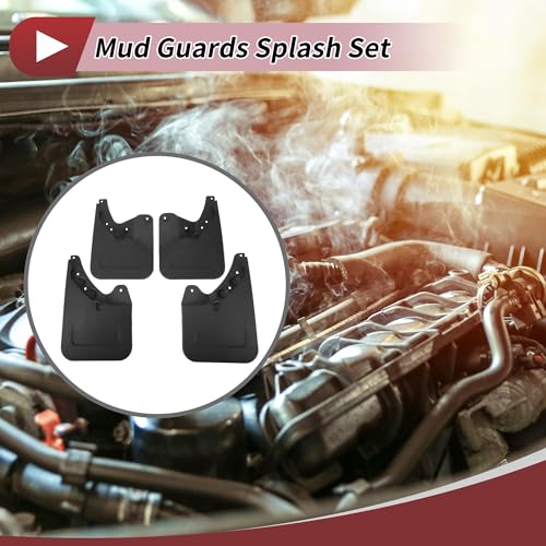 Image of 1 Set Mud Flaps Splash Guards for Toyota Tacoma 2024 Front and Rear Mud Guards W /Mount Accessories