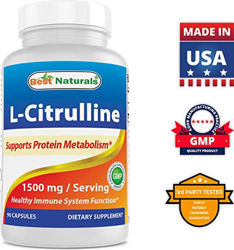 Best Naturals L-Glutamine 500 Mg & L-Citrulline 1500 Mg #TOP7