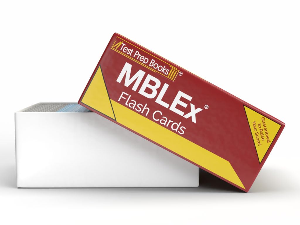 Tarjetas de estudio MBLEx: preparación para el examen MBLEx 2024-2025 con preguntas de examen de práctica para el examen de licencia de masaje y carrocería [3ª edición]
