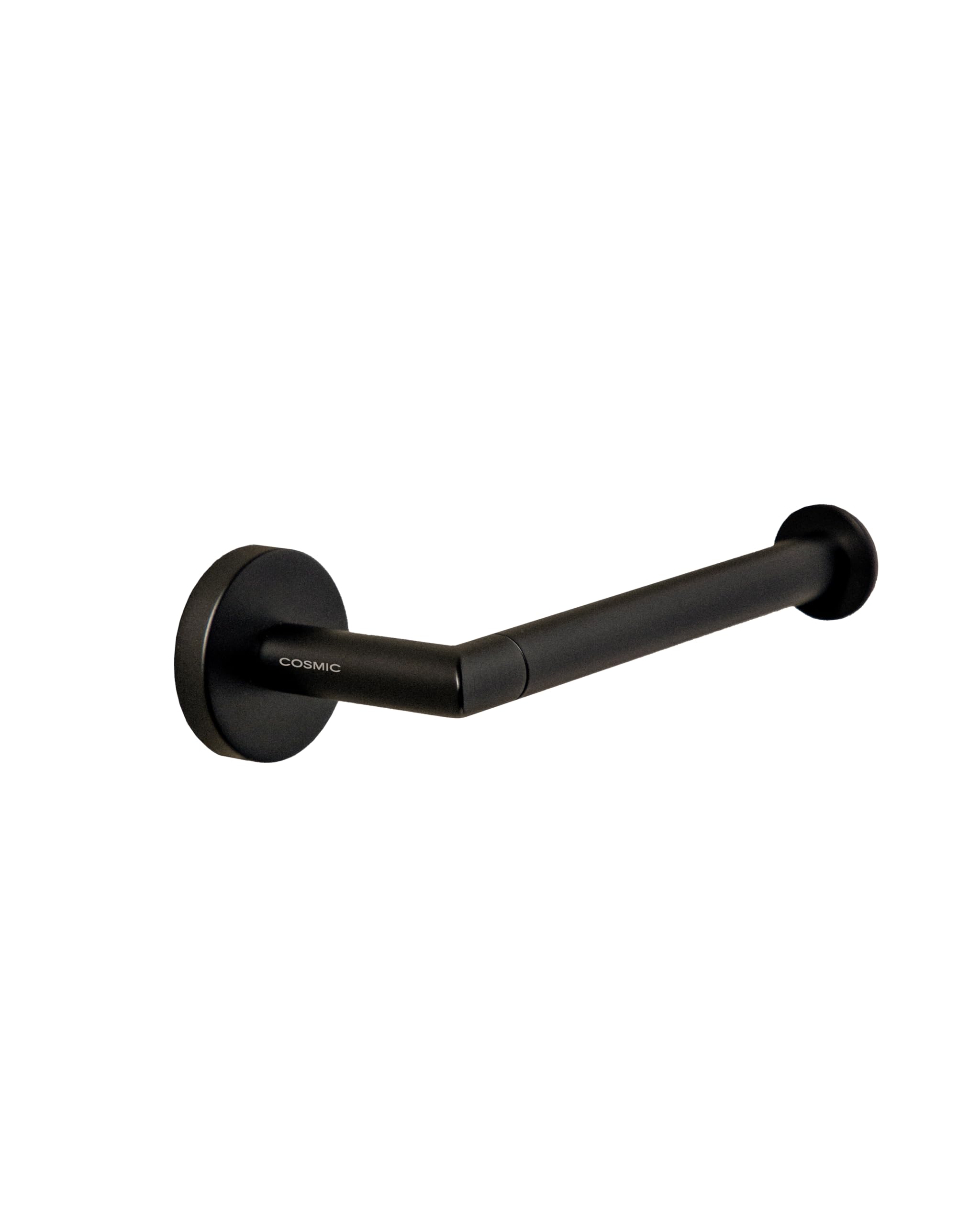 Cosmic Black Start Collection Toilet Roll Holder, Matt 5 X 16.9 X 7.8 Cm