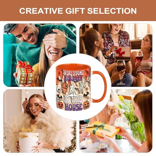 Taza de café Halloween de 35 Cl para chocolate caliente con cerámica de gran retención 5