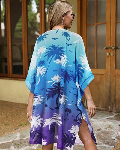 Image of Swimsuit Coverups for Women Sarong Beach Bikini Wrap Sheer Short Skirt Chiffon Scarf for Swimwear