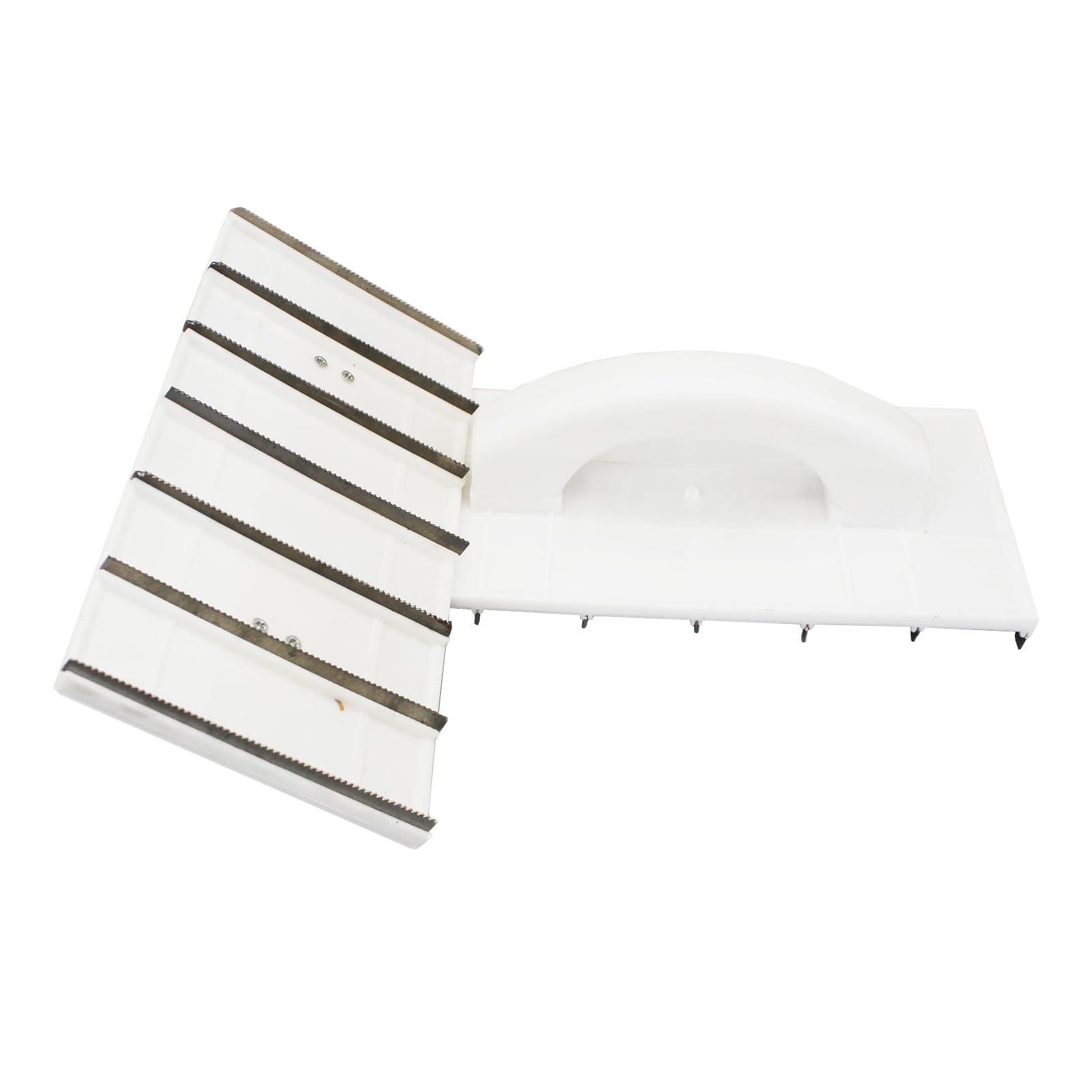 Hubaow White Wall Planer Cutters, 2Pcs Flat Angle Planer, 7.9” Plastic Wall Paint Scraping Tool, Drywall Tool Home Wall Planers Handheld Planer