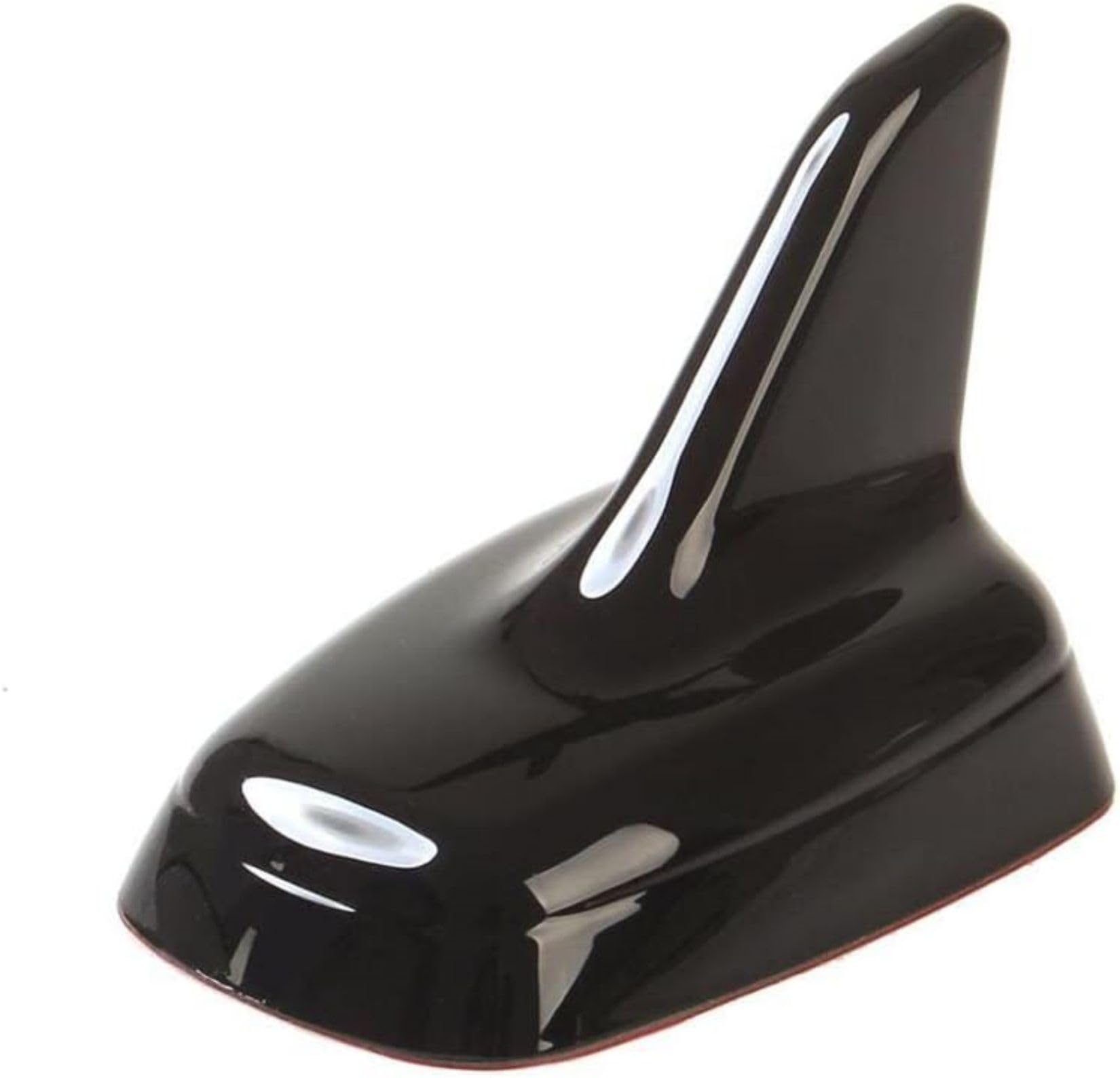 SHENGANG Antena Aleta Tiburon Coche para Audi A1 A3 A4 A5 A6 A7 A8 C5 Q7, Coche Techo Superior Am/FM Señal Radio, ABS Autoadhesiva Impermeable Accesorios Coche,Black
