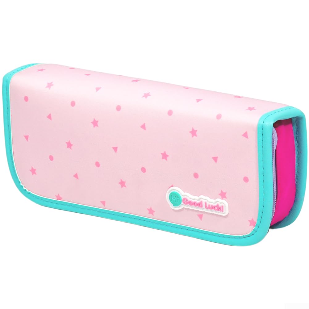 Organizador Material Escolar Multifuncional para cremallera para suave(pink)