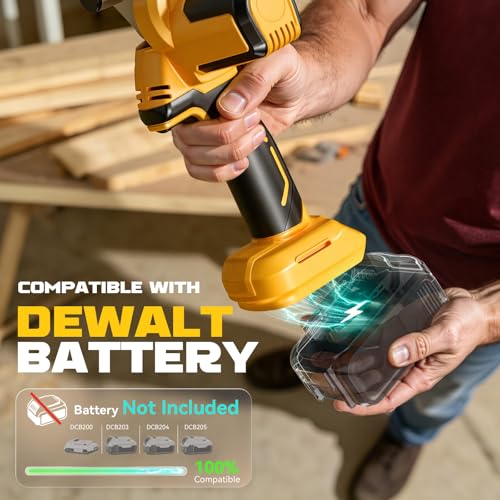 Image of Ecarke Cordless Belt Sander Compatible with Dewalt Battery (Tool Only) 120 adjustable 16 PCS Belts 40-120 Grit 1 /2 inchx18 inch 2100 FPM Brushless Detail Belt Sander for Metal Working, Wood, Plastic