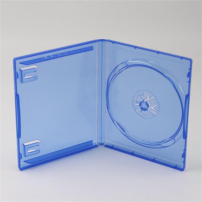 Capa transparente para DVD Blu-ray disco duplo CD capa azul claro capa de disco de jogo