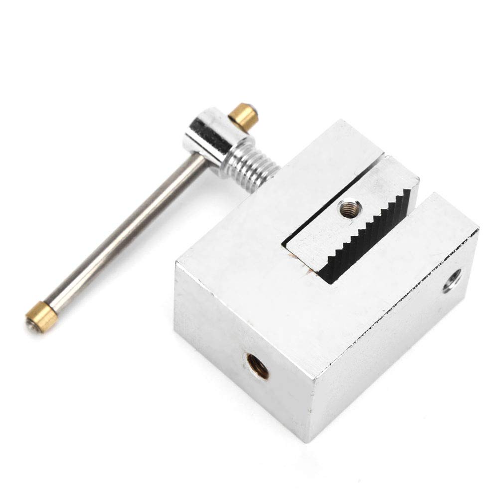 Fixation de Force Push-Pull 500N, Pince Droite à une Dent en Acier Inoxydable pour Testeur de Traction, Parfaite pour Tester la Force Traction sur Divers Câbles et Caoutchouc