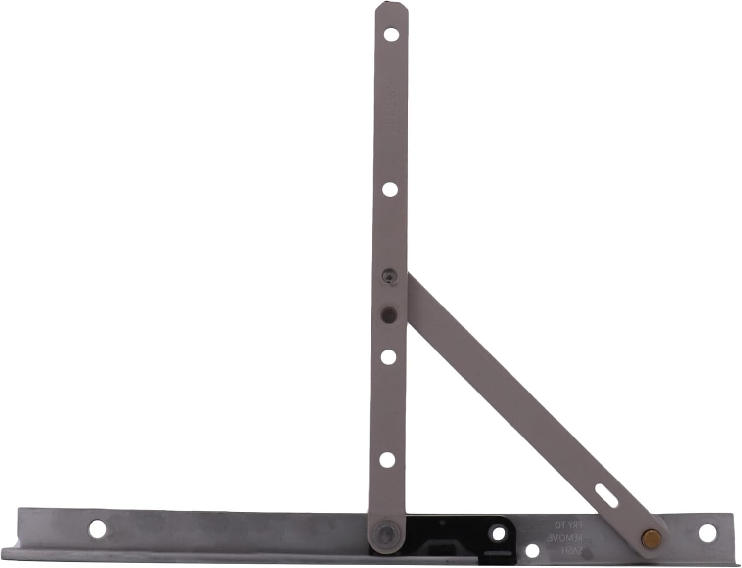 Brixwell Truth 14 Concealed Casement Hinge Upper Left Lower Right Type - E-Gard Finish,Arm and Rivet Material Steel,10" Track Length, 4-29/32" Arm Size, Window Hardware