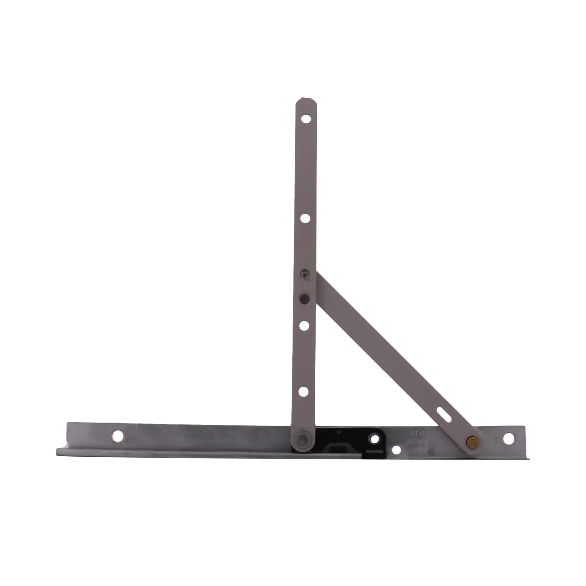 BRIXWELLTruth 14 Concealed Casement Hinge Upper Left Lower Right Type - E-Gard Finish,Arm and Rivet Material Steel,10" Track Length, 4-29/32" Arm Size, Window Hardware