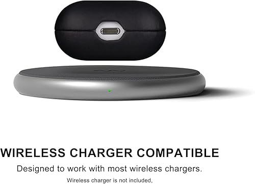 Miniatura 4 de Maogoam Funda de cuero para AirPods, cera de aceite auténtico, funda de cuero Crazy Hors para Airpods de 2ª generación, estilo Indiana-Jones, hecho