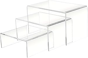 Acrylic Display Stand Set for 18 inch Dolls and Toys Organization