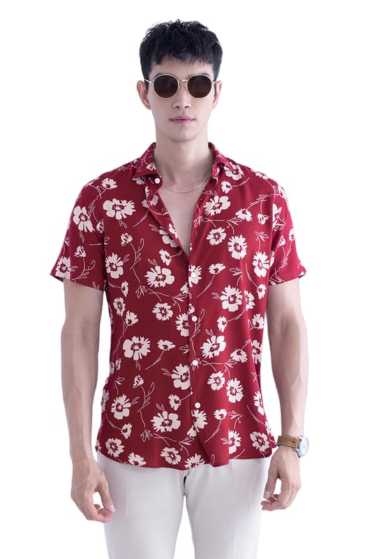 Image of SNITCH Men Polyester Regular Fit Aster Shirt