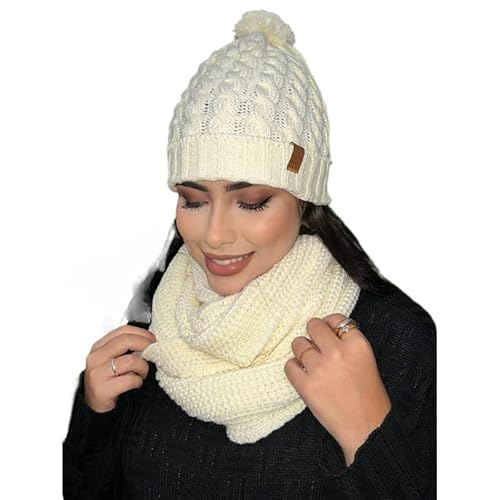 Kit Conjunto Gola Cachecol e Gorro Touca De Lã Quentinho Inverno (Preto novo)