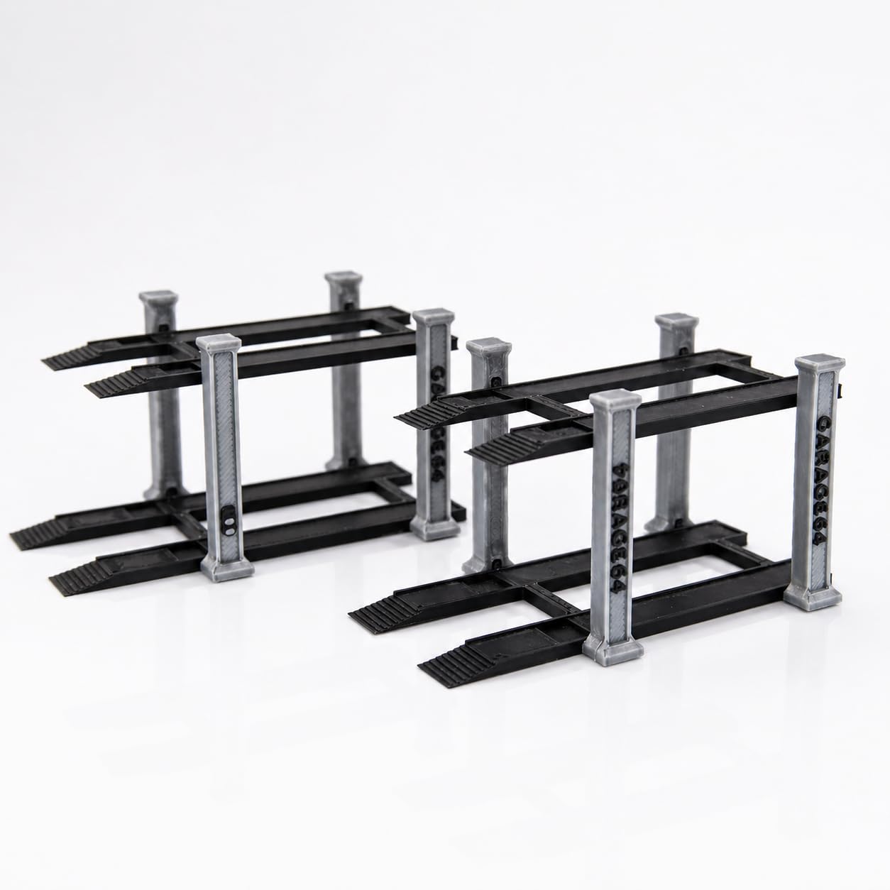 Garage64 1/64 Scale 2 Tier Car Lift Diecast Garage Diorama