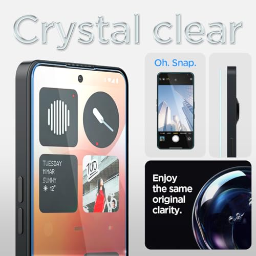 Image of Spigen EZ Fit Tempered Glass Screen Protector Guard for Nothing Phone(3a) / Nothong Phone (3a) Pro [2 Pack]