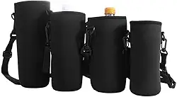 Bolsa isolada para garrafas, quatro tamanhos, copo de água portátil, bolsa de neoprene, bolsa de chaleira, tampa de garrafa de água (GG)