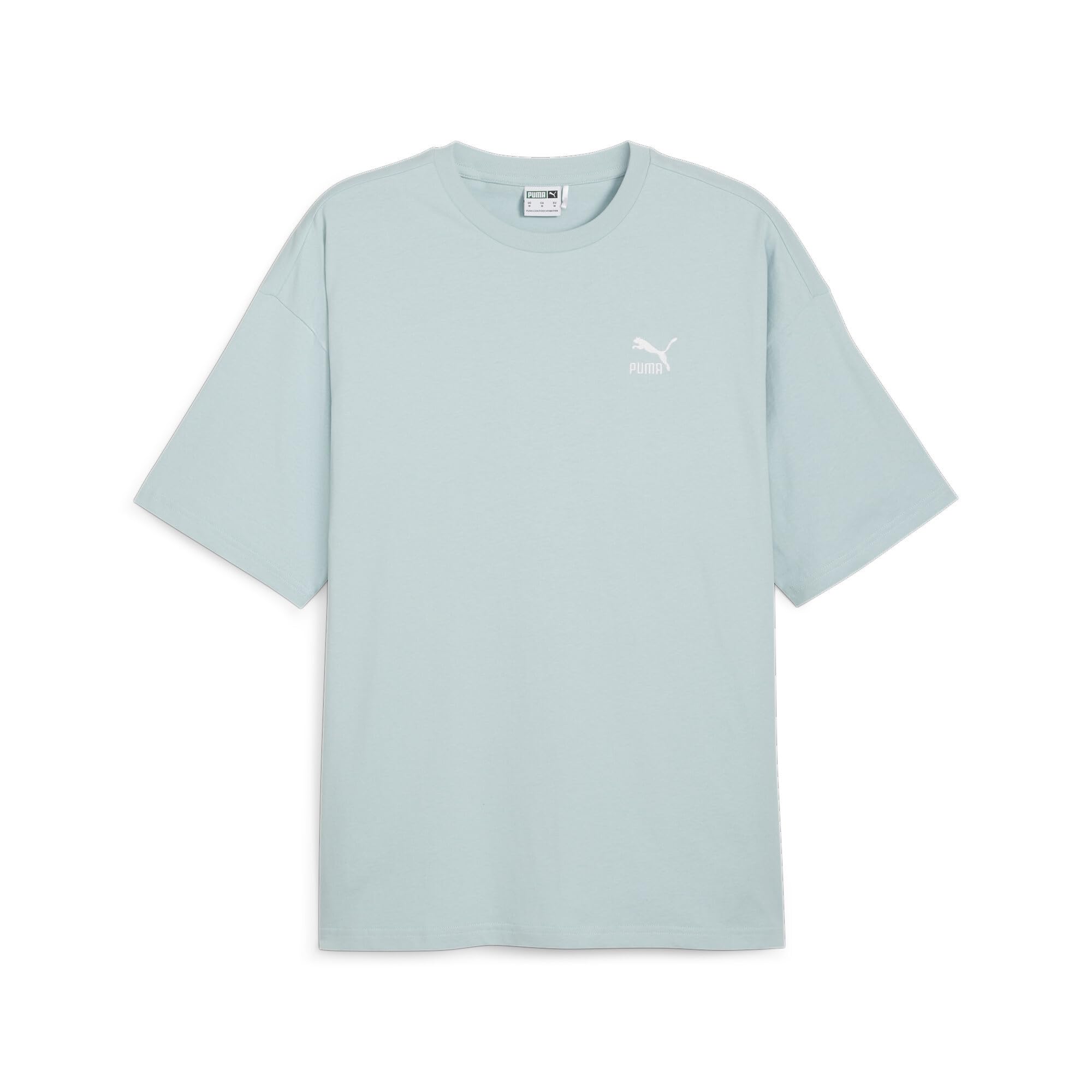 PUMA Men's Better Classics Oversized Tee, Turquoise Surf, XXL