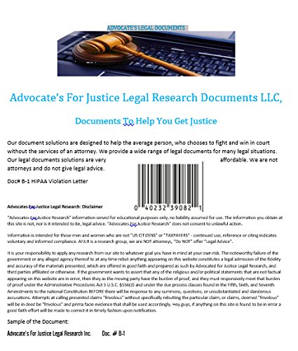 HIPAA Violation Letter